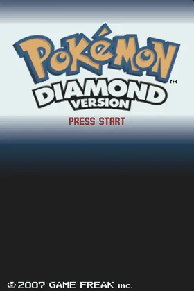 Pokemon - Version Diamant (France) (Rev 5) screen shot title